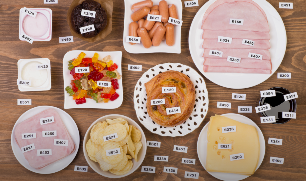 Aliments ultra-transformés et Additifs alimentaires